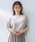 【アンサンブル可/Tシャツ風/ゆったり】リラックスニットトップス
