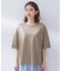【アンサンブル可/Tシャツ風/ゆったり】リラックスニットトップス