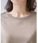 【アンサンブル可/Tシャツ風/ゆったり】リラックスニットトップス