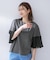 【洗える／袖シアー／Tシャツ風】袖シアープルオーバー