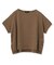 【アンサンブル可/品のある透け感】Tシャツ風ニットトップス