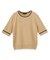 【アンサンブル可/上品な清涼感】コンパクト5分袖ニット