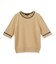 【アンサンブル可/上品な清涼感】コンパクト5分袖ニット