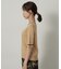 【アンサンブル可/上品な清涼感】コンパクト5分袖ニット