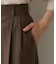 ウーステッドワイドシルエットパンツ