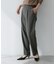 ウーステッドテーパードパンツ