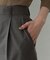 ウーステッドテーパードパンツ