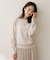 【アンサンブル可能/オンオフ使える】シルクウールカシミヤプルオーバー