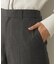【セットアップ】ウールブレンドテーパードパンツ