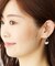 ビジューしずくノンホールピアス
