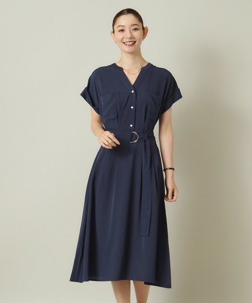 MMM　eワンピ ロングワンピース .-- SARA （ブラック） -MANGO - マンゴ公式