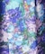 【セットアップ可／ウエストゴム／手洗い可】アート花柄シャンタンスカート＜ミュルーズモダン（Ｒ）＞