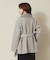 裏リブミディ丈着流しコート