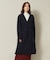 【肌あたりやわらか／ロングシーズンOK】裏リブロング着流しコート