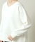 【手洗い可】Vネックプルオーバー×サテンスカートSET