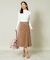 【後ろウエストゴム／手洗い可】コーデュロイスカート