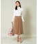 【後ろウエストゴム／手洗い可】コーデュロイスカート