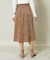 【後ろウエストゴム／手洗い可】コーデュロイスカート