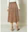 【後ろウエストゴム／手洗い可】コーデュロイスカート