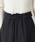 【後ろウエストゴム／手洗い可】フロントボタンスカート