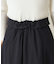 【後ろウエストゴム／手洗い可】フロントボタンスカート
