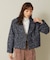 【手洗い可】ツイードショートコート