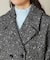 【手洗い可】ツイードショートコート