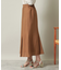 【ウエストゴム／洗濯機OK】リネン混マーメイドスカート
