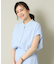 【UVケア／吸水速乾／洗濯機OK／冷感】麻調合繊タックブラウス＜ラク服シリーズ＞