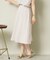 【UVケア／吸水速乾／洗濯機OK】麻調合繊スカート＜ラク服シリーズ＞