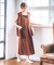 【接触冷感／吸水速乾／洗濯機OK／イージーケア】ジレ×キャミワンピースセット＜ラク服シリーズ＞