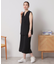 【接触冷感／吸水速乾／洗濯機OK／イージーケア】ジレ×キャミワンピースセット＜ラク服シリーズ＞