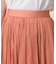 【手洗い可／ウエストゴム】サテンプリーツスカート