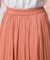 【手洗い可／ウエストゴム】サテンプリーツスカート