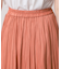 【手洗い可／ウエストゴム】サテンプリーツスカート