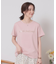 【手洗い可】箔ロゴプリントTシャツ