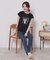 【手洗い可】フォトフレンチTシャツ
