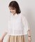 【手洗い可】シアーショート丈シャツ