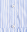 【接触冷感／手洗い可】ストライプペプラムブラウス