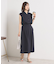 【UVカット／速乾／冷感／洗濯機OK／洗濯後しわになりにくい】麻調ストレッチタックスカート＜ラク服シリーズ＞