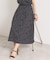 【UVカット／速乾／冷感／洗濯機OK／洗濯後しわになりにくい】麻調ストレッチタックスカート＜ラク服シリーズ＞
