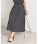 【UVカット／速乾／冷感／洗濯機OK／洗濯後しわになりにくい】麻調ストレッチタックスカート＜ラク服シリーズ＞