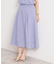 【UVカット／速乾／冷感／洗濯機OK／洗濯後しわになりにくい】麻調ストレッチタックスカート＜ラク服シリーズ＞
