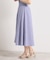 【UVカット／速乾／冷感／洗濯機OK／洗濯後しわになりにくい】麻調ストレッチタックスカート＜ラク服シリーズ＞