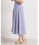 【UVカット／速乾／冷感／洗濯機OK／洗濯後しわになりにくい】麻調ストレッチタックスカート＜ラク服シリーズ＞
