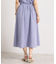 【UVカット／速乾／冷感／洗濯機OK／洗濯後しわになりにくい】麻調ストレッチタックスカート＜ラク服シリーズ＞