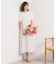 【UVカット／速乾／冷感／洗濯機OK／洗濯後しわになりにくい】麻調ストレッチキャミワンピ＜ラク服シリーズ＞