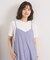 【UVカット／速乾／冷感／洗濯機OK／洗濯後しわになりにくい】麻調ストレッチキャミワンピ＜ラク服シリーズ＞