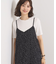 【UVカット／速乾／冷感／洗濯機OK／洗濯後しわになりにくい】麻調ストレッチキャミワンピ＜ラク服シリーズ＞