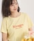 【接触冷感／洗濯機OK】フロッキープリントTシャツ